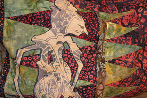 Batik evening event quilt