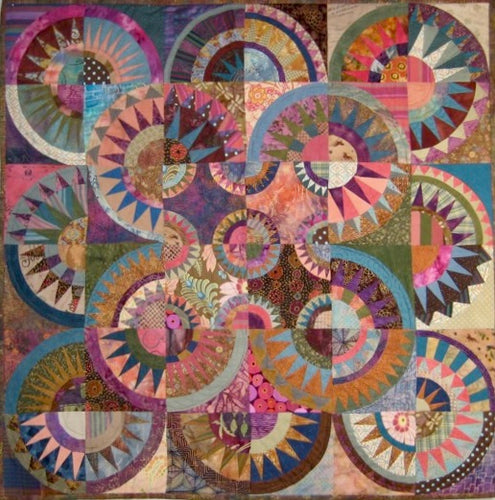 Quilted circular pattern