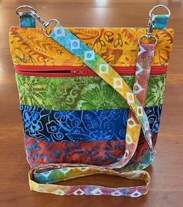 Quilt As You Go Zipper Bag