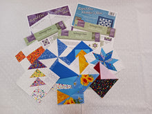 Load image into Gallery viewer, various stitched quilt blocks
