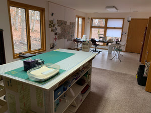 Organized quilting area