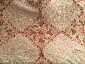 Faded and worn quilt