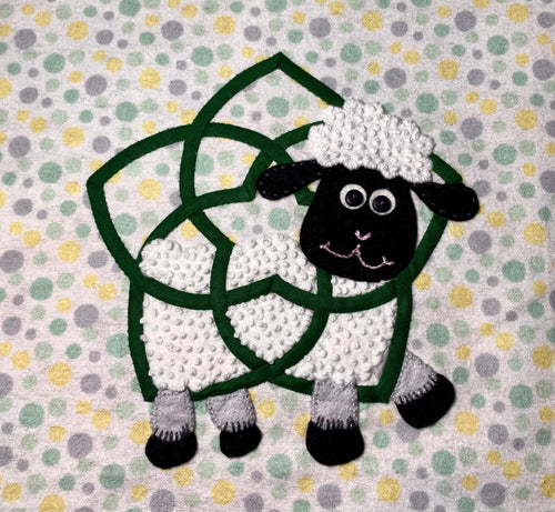 lamb in Celtic knot